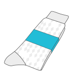 Sock band — existing ICL guide illustration